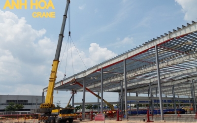 Dự án lắp hệ nhà xưởng PG Bình Dương 