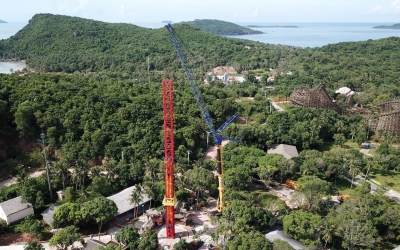 Lắp Tháp Trò Chơi Tại SunWorld Hòn Thơm 